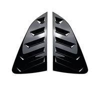 AEIOUPMMA Embellecedor Adhesivo para Cubierta persiana Lateral Ventana Trasera,Entrada ventilación,ABS,Fibra Carbono para Volkswagen Polo MK6 2018-2023(Gloss Black)