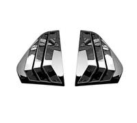 AEIOUPMMA Embellecedor Adhesivo para la Cubierta del Obturador Lateral la Ventana Trasera,ABS,Fibra Carbono,Color Negro para VW Golf MK8 2020-2023(Gloss Black)