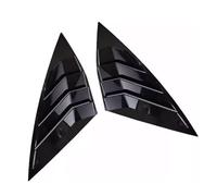 AEIOUPMMA Embellecedor Adhesivo para la Cubierta del Obturador Lateral la Ventana Trasera,Accesorio Fibra Carbono para Volkswagen Jetta MK7 2019-2023(Gloss Black)