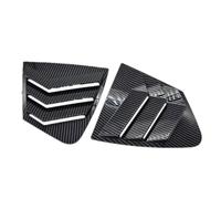 AEIOUPMMA Embellecedor Adhesivo para la Cubierta del Obturador Lateral la Ventana Trasera,Accesorio Fibra Carbono ABS para ventilación para Honda Cit2009-2014