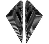 AEIOUPMMA Embellecedor Adhesivo para la Cubierta del Obturador Lateral la Ventana Trasera,Entrada ventilación,ABS,Fibra Carbono,para automóviles,sedán para Audi A3 2014-2020(Carbon)