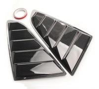 AEIOUPMMA Embellecedor Adhesivo para la Cubierta del Obturador Lateral la Ventana Trasera,Entrada ventilación,ABS,Fibra Carbono,Negros para Ford Mustang 2015-2020(Carbon)