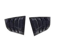 AEIOUPMMA Embellecedor Adhesivo para la Cubierta del Obturador Lateral la Ventana Trasera,Marco ventilación,Fibra Carbono ABS para KIA Forte K3 2013-2018