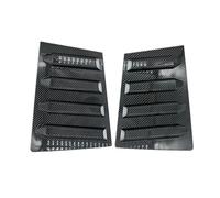 AEIOUPMMA Embellecedor Adhesivo para Ventana Lateral Rejilla ventilación Trasera con portón Trasero,ABS,Fibra Carbono para Tiida 2005-2010 Versa 2007-2012