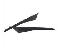 AEIOUPMMA Embellecedor de Cubierta de Pilar A para Parabrisas Delantero de Coche, moldura de Panel Lateral, Fibra de Carbono Suave, para Corvette C7 2014-2019