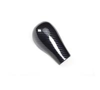 AEIOUPMMA Embellecedor de la Cubierta del Cabezal de la Perilla de la Palanca de Cambios del Diseño de emb ... para Jeep Compass 2017 2018 2019(Carbon Fiber Black)
