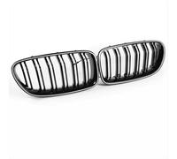 AEIOUPMMA Embellecedor de Rejilla Delantera con luz LED para Coche en Negro Brillante para BMW 5 Series F10 2010-2014