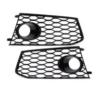 AEIOUPMMA Embellecedor de Rejilla para luz antiniebla Delantera de Coche, diseño Hexagonal en Forma de Panal para Audi RS7 2014-2018 4G8807681G 4G8807682G