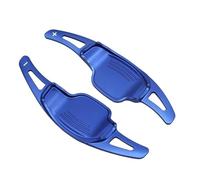 AEIOUPMMA Embellecedor Decorativo para Palanca de Cambios de Volante de Coche, 6.ª generación, 2 Piezas para Chevrolet Camaro 2012 2013 2014 2015(Blue)