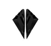 AEIOUPMMA Embellecedor Panel Decorativo para Ventana Trasera,con Forma triángulo,Fibra Carbono,Negros para sedán para Audi A3 82021-2024(Black Style)