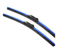 AEIOUPMMA Escobilla de Goma híbrida para limpiaparabrisas de Coche, Cepillo de Limpieza de Ventanas, Accesorios para Ford Explorer U502 2011 2012 2013 2014~2019 (Azul LHD)