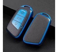 AEIOUPMMA Estuche para Llave de Coche para Chery EQ1 Little Ant para QQ Ice Cream, Funda para Llave remota, Funda Protectora para Llavero, Accesorios (Estuche Azul)