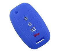 AEIOUPMMA Funda de Silicona para Llave de Kia Sportage Cerato Optima K2 K3 K4 K5 Rio Picanto K2 Soul Sorento Ski Sedona 2016 (Azul)