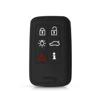 AEIOUPMMA Funda de Silicona para Mando a Distancia de Coche, 6 Botones para Volvo XC60 XC40 S90 V40 XC70 V70 S40 V50(Black)