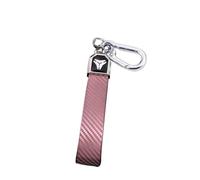 AEIOUPMMA Funda para Llave de Coche Plegable con Llavero para Chevrolet Cruze Captiva Aveo Malibu Sail Trax para Opel Astra J Corsa Insignia Mokka (Llavero Rosa)