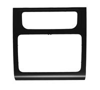 AEIOUPMMA Marco embellecedor de Consola Central Interior de automóvil, Panel de Aire Acondicionado, grabadora de CD, Caballete de navegación, embellecedor para Touran 11-15, Color Negro