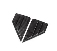 AEIOUPMMA Moldura Cubierta del Panel la persiana la persiana la Ventana Trasera Exteriores Fibra Carbono ABS para Toyota C-HR CHR 2016-2021