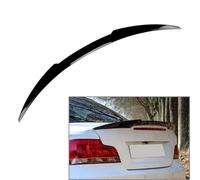 AEIOUPMMA Moldura de alerón para Maletero Trasero de Coche Serie 1 Coupé para BMW E82 E88 2005 2006 2007 2008 2009 2010 2011 2012 2013(Glossy Black)