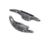 AEIOUPMMA Paletas de Cambio de Volante de Coche, extensión de Fibra de Carbono ABS, Accesorios para paletas de Cambio para Chevrolet Camaro 2016-2023(Satin Black)