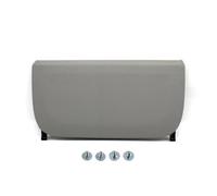 AEIOUPMMA para BMW 5 7 GT Series F10 F11 F01 F02 F07 2009 2010 2011 2012 2013 Funda de Cuero para el Respaldo del Asiento del Coche con Bolsillo de Almacenamiento (Gris)