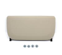 AEIOUPMMA para BMW 5 7 GT Series F10 F11 F01 F02 F07 2009 2010 2011 2012 2013 Funda de Cuero para Respaldo de Asiento de Coche con Bolsillo de Almacenamiento (Color Crema)