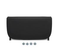 AEIOUPMMA para BMW 5 7 GT Series F10 F11 F01 F02 F07 2009 2010 2011 2012 2013 Funda de Cuero para Respaldo de Asiento de Coche con Bolsillo de Almacenamiento (Negro)