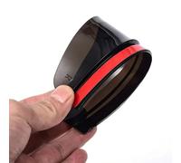 AEIOUPMMA para Ford Fiesta 2 Piezas de Parasol de Fibra de Carbono para Coche, Protector de Cejas para Espejo retrovisor de Coche, visión Clara para Lluvia de Coche (03)
