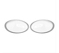 AEIOUPMMA Parasol para Faro Delantero Izquierdo de Coche, Cubierta de Lente Transparente, Borde Gris Transparente para Porsche 991 911 Targa Carrera 2012-2018