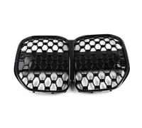 AEIOUPMMA Parrilla Central Tipo riñón para Parachoques Delantero de Coche Estilo Meteor, Serie 4, 2 Puertas, Color Negro Brillante para BMW G22 G23 2021 2022 2023