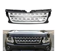 AEIOUPMMA Parrilla Delantera de Carreras para Coche, Rejilla de Malla Tipo Panal con Emblema para Land Rover Discovery 4 LR4 2014 2015 2016 LR057534(Version 3)