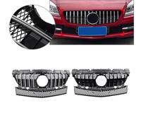 AEIOUPMMA Parrilla Delantera de Carreras para Parachoques de Coche, Rejilla del radiador del capó, Clase SLK para Mercedes Benz R172 SLK200 SLK350 SLK250 2011-2016(Black)