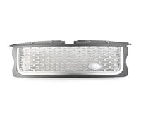 AEIOUPMMA Parrilla Delantera del Coche Parrilla Superior con Logotipo ABS Gris + Plata para Range Rover Sport 2010 2011 2012 2013