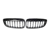 AEIOUPMMA Parrilla Delantera para automóvil Estilo meteorito con Diamante Negro Brillante Serie 4 para BMW F32 F33 F36