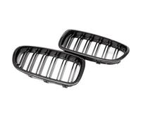 AEIOUPMMA Parrilla Delantera Tipo riñón con Listones Dobles Brillantes de Fibra de Carbono para Coche para BMW 5 Series F10 F11 M5 2010-2016