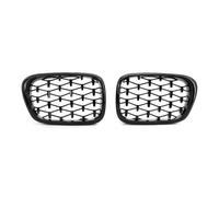 AEIOUPMMA Parrilla Delantera Tipo riñón Estilo meteorito con Acabado en Negro Brillante de la Serie 5 para BMW E39 99-03