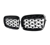 AEIOUPMMA Parrillas de Diamante para Coche, Parrilla Delantera Tipo riñón, Rejilla de Malla cromada, Accesorios para Coche para BMW E70 E71 E72 X5 X6 2007-2013