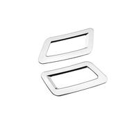 AEIOUPMMA Pegatinas Decorativas de Acero Inoxidable para Rejilla de ventilación del Coche, Pegatinas de protección Interior para Nissan Qashqai J11 X-Trail T32