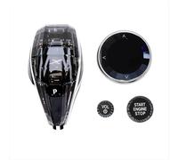 AEIOUPMMA Perilla Cambio Marchas Cristal para Piezas automóvil,para el Interior del automóvil para BMW X5 X6 Series G05 G06 E70 E71 F15 F16