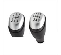 AEIOUPMMA Perilla Cambio Marchas Manual 5/6 velocidades Plateada LHD para Renault Clio 4 IV MK4 328654134R 328651259R 328657531R 328655866R(Silver 5 Speed)