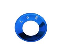 AEIOUPMMA Perilla de Ajuste del Espejo retrovisor del Coche, Cubierta de Anillo embellecedor para Opel Astra J GTC OPC Insignia Karl Mokka Zafira Meriva para Cruze 2009-2013 (Azul)