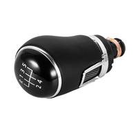 AEIOUPMMA Perilla de Cambio de Marchas de 5 y 6 velocidades, Palanca de Cambios de Cuero, Accesorios para automóvil para VW Polo Golf Jetta(5 Speed)