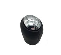 AEIOUPMMA Perilla de Cambio de Marchas para automóvil de 6 velocidades con Tapas cromadas de Cuero Genuino para Renault Laguna II 2 mk2 2001 2002 2003 2004 2005 2006 2007