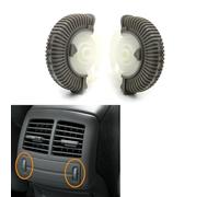 AEIOUPMMA Perilla de Control de Rueda giratoria para ventilación de Aire Acondicionado Trasero para Mercedes Benz Clase E W211 2003-2008 E200 E230 E260 E280 (Gris Oscuro, 2 Piezas)
