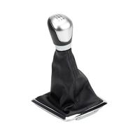 AEIOUPMMA Pomo de Cambio de 5 velocidades, Funda Protectora para Palanca de Cambios, Marco Cromado para Ford Focus Fiesta B-MAX C-MAX 8M5R7H409BKB 1548262