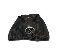 AEIOUPMMA Pomo de Cambio de Marchas para Coche de 5 velocidades con Funda de Cuero para VW Golf 3 MK3 92-98 T4 91-04 Vento 1992-1998 Lupo 1999-2006(Red Stitches)