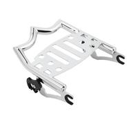 AEIOUPMMA Portaequipajes Desmontable Stealth para Motocicleta Touring para Harley Road King Street Glide 2009-2024(Chrome)