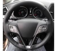 AEIOUPMMA Protección de la Cubierta del Volante del automóvil para Hyundai Grand ix45 2013-2016 para Santa Fe 2013-2018