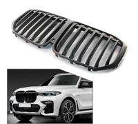 AEIOUPMMA Reemplazo de Parrilla Delantera Tipo riñón para automóvil, Parrillas Deportivas de Carreras para BMW G07 X7 2019 2020 2021 2022 2023(Single Slat)