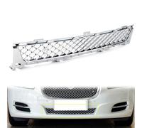 AEIOUPMMA Rejilla de Malla para Parachoques Delantero Inferior de automóvil, Accesorios para automóvil, plástico ABS para Jaguar XJ 2010 2011 2012 2013 2014 2015(Chrome)
