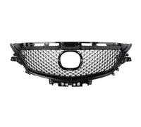 AEIOUPMMA Rejilla de Malla Superior para Parachoques Delantero de Coche, Color Negro para Mazda 6 Atenza 2017 2018